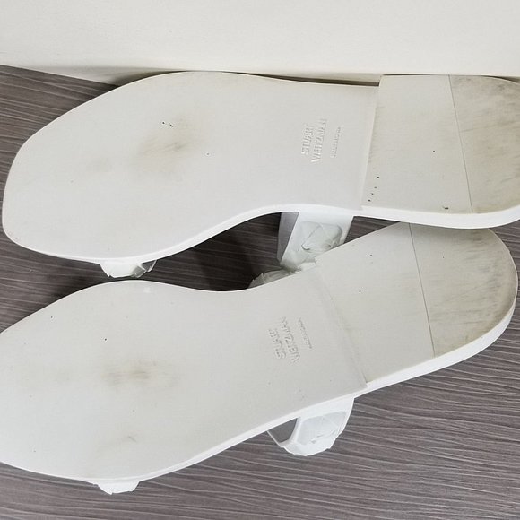 Stuart Weitzman The Rosita Jelly Slide Sandal, White, Womens Size 8 M - Picture 10 of 10